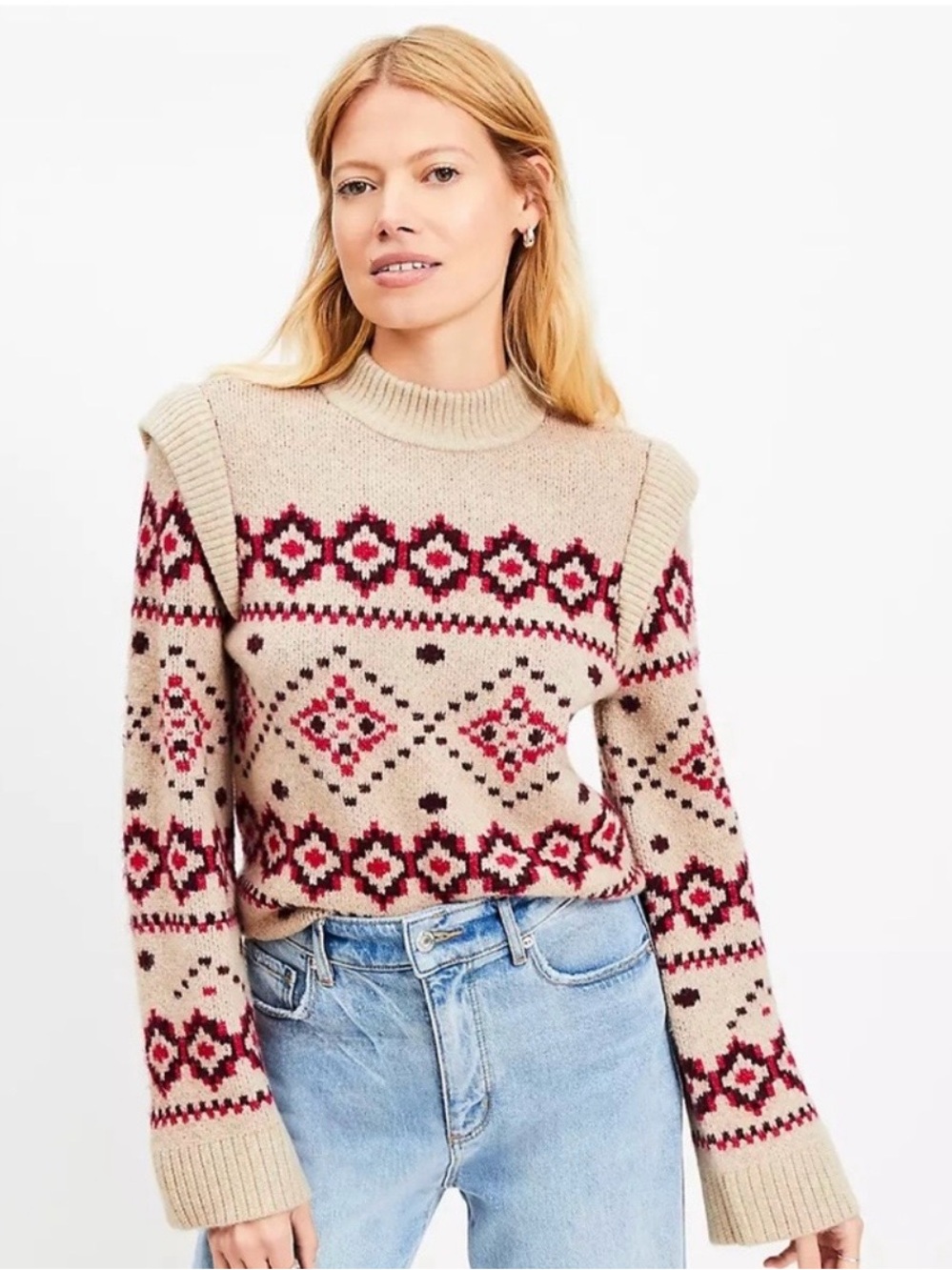 LOFT Fair Isle Sweater